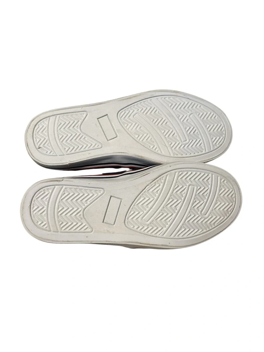 Janie and Jack embroidered flag slip on sneakers